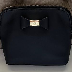 Liz Claiborne, small black, cross-body purse with bow. EUC, smoke-free home